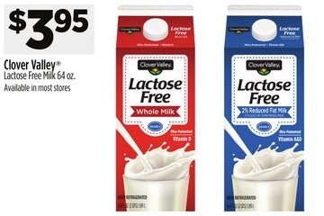 Clover Valley® Lactose Free Milk
