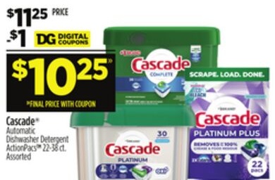 Cascade® Automatic Dishwasher Detergent