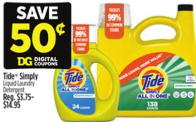 Tide® Simply Liquid Laundry Detergent