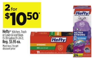 Hefty® Kitchen, Trash or Lawn & Leaf Bags