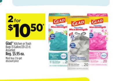 Glad® Kitchen or Trash Bags