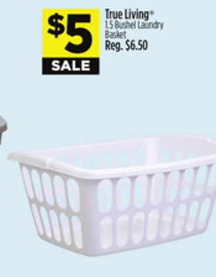 True Living® 1.5 Bushel Laundry Basket