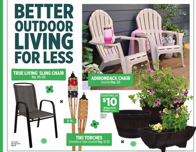 TRUE LIVING® SLING CHAIR