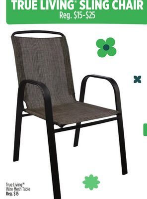 TRUE LIVING® SLING CHAIR