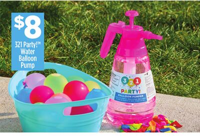 321 Party!TM Water Balloon Pump