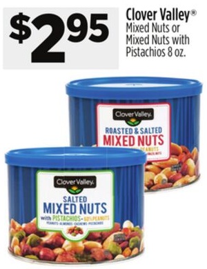 Clover Valley® Mixed Nuts or Mixed Nuts with Pistachios