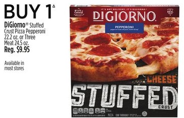 DiGiorno® Stuffed Crust Pizza Pepperoni 22.2 oz. or Three Meat 24.5 oz.