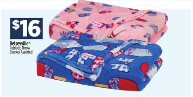 Betseyville® Patriotic Throw Blanket