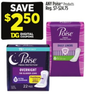 ANY Poise® Products