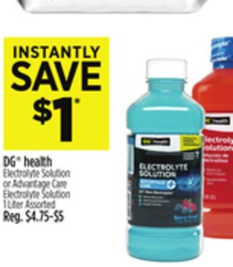 DG® health Electrolyte Solution or Advantage Care Electrolyte Solution