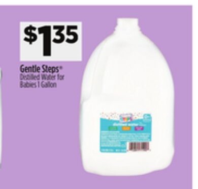 Gentle Steps® Distilled Water for Babies