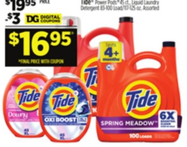 Tide® Power Pods®, Liquid Laundry Detergent