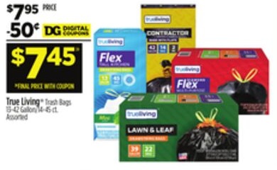 True Living® Trash Bags