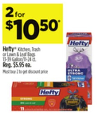 Hefty® Kitchen, Trash or Lawn & Leaf Bags