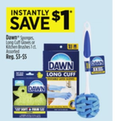Dawn® Sponges, Long CuffGloves or Kitchen Brushes