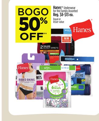 Hanes® Underwear for the Family
