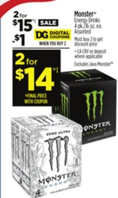 Monster® Energy Drinks