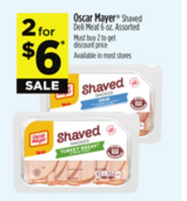 Oscar Mayer® Shaved Deli Meat