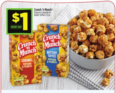 Crunch'n Munch® Popcorn Caramel or Butter Toffee