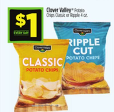Clover Valley® Potato Chips Classic or Ripple
