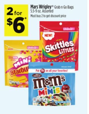Mars Wrigley® Grab n Go Bags