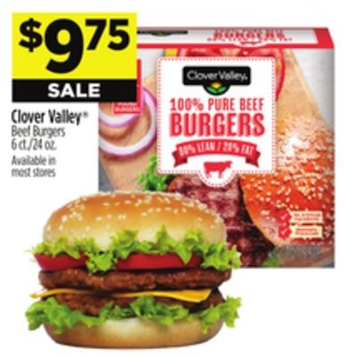 Clover Valley® Beef Burgers