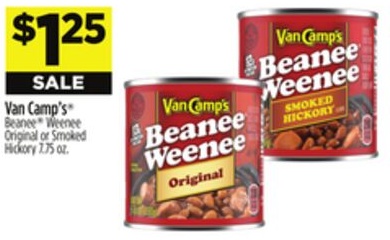 Van Camp's® Beanee® Weenee Original or Smoked Hickory