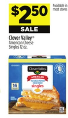 Clover Valley® American Cheese Singles