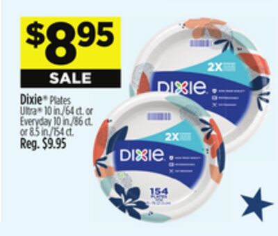 Dixie® Plates Ultra® or Everyday