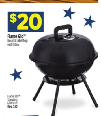 Flame Glo Round Tabletop Grill