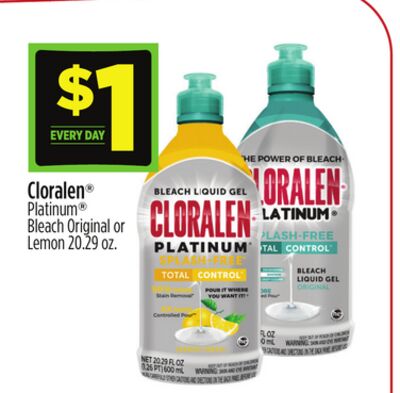 Cloralen® Platinum® Bleach Original Lemon