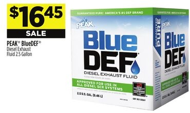 PEAK® BlueDEF® Diesel Exhaust Fluid