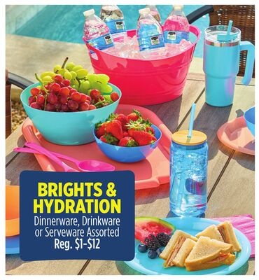 BRIGHTS & HYDRATION Dinnerware, Drinkware or Serveware