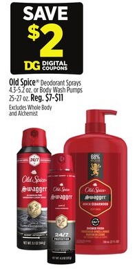 Old Spice® Deodorant Sprays 4.3-5.2 oz. or Body Wash Pumps 25-27 oz.