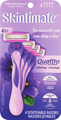 ALL Schick/Skintimate 4 ct., 12 ct. or Schick Xtreme 3 ct. disposable razors