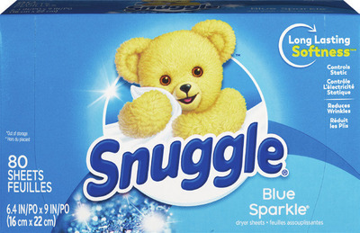 Snuggle 27.2 oz or dryer sheets 70-80 ct.