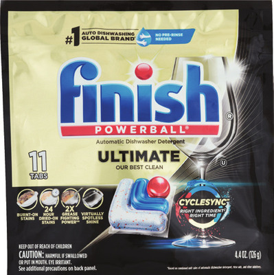 Lysol disinfecting wipes 75-80 ct. or Finish Powerball Ultimate tabs 11 ct.