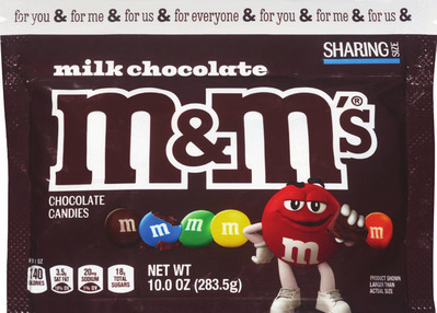 ALL M&M's Sharing Size 7.4-10.05 oz or Mars chocolate minis 8.31-9.7 oz.