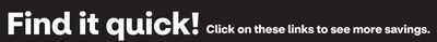 Find it Click! Click on these links to see more savings
