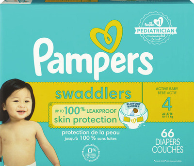 Pampers Swaddlers or Easy Ups boxed Super Pack