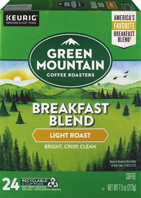 McCafé or Green Mountain premium roast K-Cups