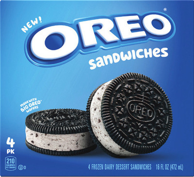 Oreo novelty ice cream