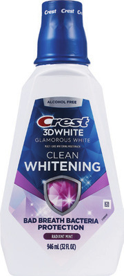 ANY Crest 3D White Brilliance Stain Prevention 473mL, Whitening, Clinical, Pro-Health All Day Clean Breath or Gum rinse 946mL-1L