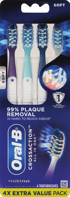 Crest toothpaste 2 pk., Oral-B toothbrush 2-4 pk., floss 2-3 pk., picks 60- 150 ct. or Fixodent 2 pk.