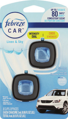 Febreze Car, Bathroom, Air Mist 2 pk., scented oil refill 0.87 oz, fabric spray 16.9 or 23.6 oz.
