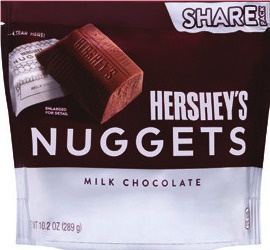 Hershey's Kisses Milk Chocolate or Nuggets Share Pack