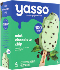 Yasso Frozen Greek Yogurt Bars or Yogurt