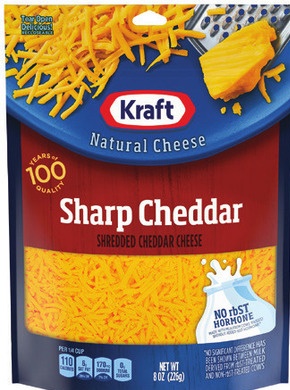 Kraft Chunk Or Shredded Cheese