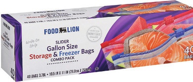 FOOD LION STORAGE BAGS & FREEZER BAGS