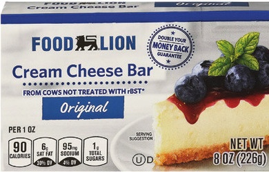 Food Lion Cream Cheese